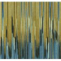 Abstract wall mural with green and blue vertical lines · Khroma Serica DGRIC1041-1043