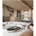 Abstract textile patchwork wall mural · Khroma Tessura DGTES2011-2014