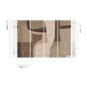 Abstraktes Wandbild mit textilem Patchwork · Khroma Tessura DGTES2011-2014