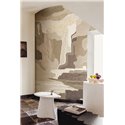 Wandbild mit abstrakter Landschaft in Erdtönen · Khroma Tessura DGTES3011-3014