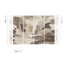Mural panoramique paysage abstrait aux tons naturels · Khroma Tessura DGTES3011-3014