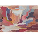 Mural panoramique paysage abstrait esprit tapisserie · Khroma Tessura DGTES3041-3044
