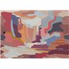 Mural panoramique paysage abstrait esprit tapisserie · Khroma Tessura DGTES3041-3044