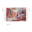 Mural panoramique paysage abstrait esprit tapisserie · Khroma Tessura DGTES3041-3044