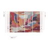 Wandbild abstrakte Landschaft mit Tapisserie-Charakter · Khroma Tessura DGTES3041-3044