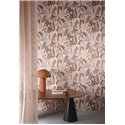 Papier peint jungle tropicale en tons chauds · Khroma Romance ROM004