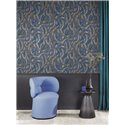 Papel pintado con hojas estilizadas multicolor · Khroma Romance ROM203