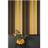 Papel pintado de rayas verticales en tonos tierra · Khroma Romance ROM502