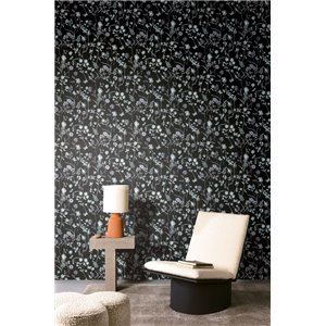 Papier peint floral sombre haut de gamme 2