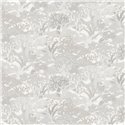 Papel pintado con estampado de bosque exótico en tonos neutros · Khroma Amazone ZON502