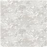 Papel pintado con estampado de bosque exótico en tonos neutros