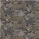 Papier peint tropical bronze avec arbres minutieux · Khroma Amazone ZON503