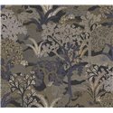 Papel pintado tropical bronce con intrincados árboles · Khroma Amazone ZON503