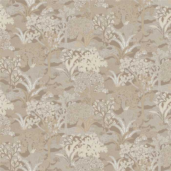 Papel pintado elegante estilo natural en tonos marfil · Khroma Amazone ZON504