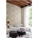 Papel pintado elegante estilo natural en tonos marfil · Khroma Amazone ZON504