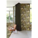 Papel pintado de jungla tropical en tonos oliva · Khroma Amazone ZON505