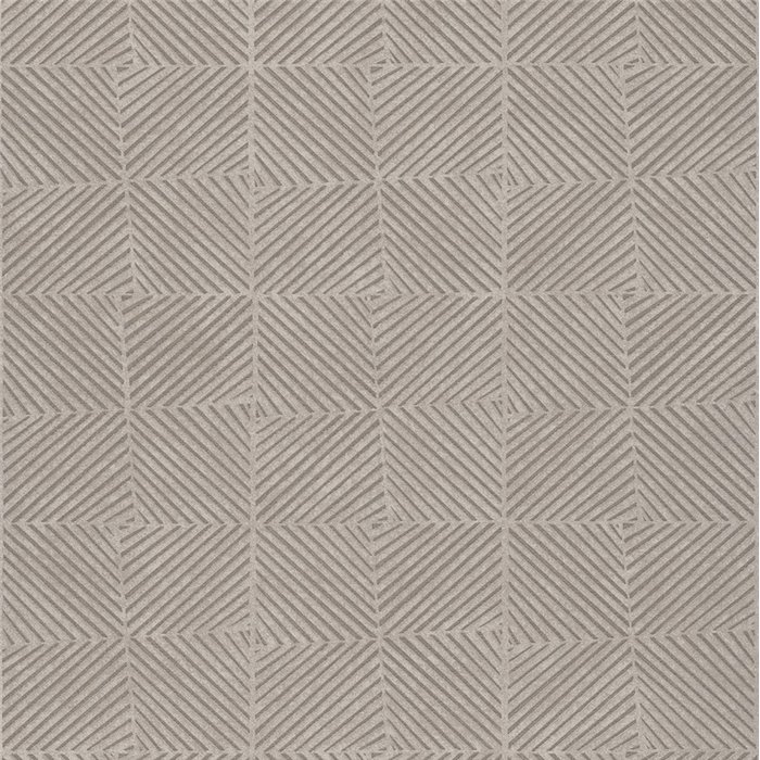 Papel pintado geométrico de líneas beige topo · Khroma The Texture Book EAR303