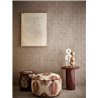 Geometric line wallpaper in taupe beige · Khroma The Texture Book EAR303
