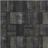 Papier peint mosaïque géométrique gris et noir · Khroma The Texture Book SUM301