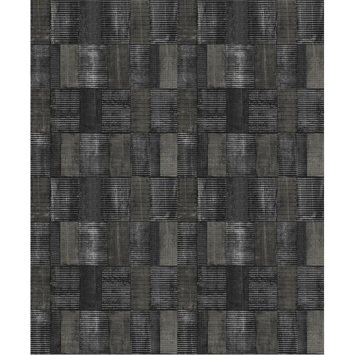Geometric Mosaic Wallpaper Grey and Black · Khroma The Texture Book SUM301