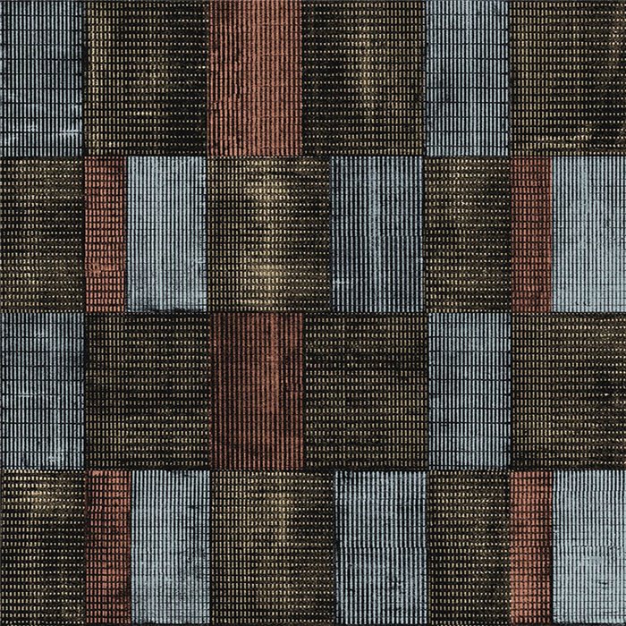 Zeitgenössische geometrische Tapete in Braun und Grau · Khroma The Texture Book SUM304