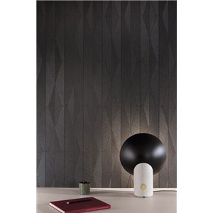 Dunkelgraue und Schwarze Geometrische Tapete 2