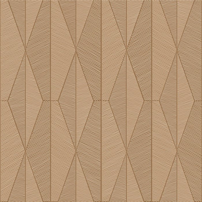Contemporary geometric wallpaper in beige and brown · Khroma The Texture Book YSA304