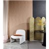 Papier peint géométrique contemporain beige et marron · Khroma The Texture Book YSA304