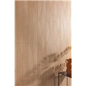 Papier peint géométrique contemporain beige et marron · Khroma The Texture Book YSA304