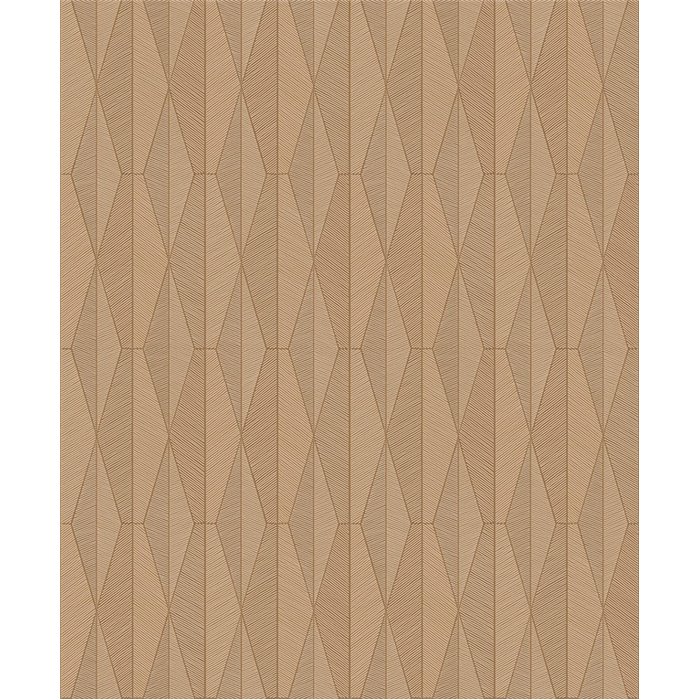 Zeitgenössische geometrische Tapete in Beige und Braun · Khroma The Texture Book YSA304