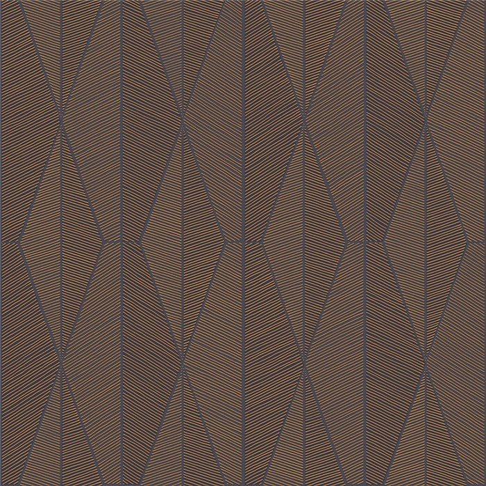Geometric contemporary wallpaper in brown and blue · Khroma The Texture Book YSA306
