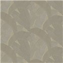 Papel pintado de hojas de banano beige y verde oliva con relieve lineal · Khroma Serica RIC206