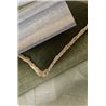 Beige and olive green banana leaf wallpaper with linear relief · Khroma Serica RIC206