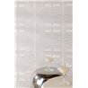 Cream and grey geometric ethnic wallpaper · Khroma Serica RIC302