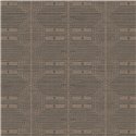 Contemporary ethnic brown and black geometric wallpaper · Khroma Serica RIC303