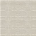 Papel pintado étnico geométrico beige con efecto textil · Khroma Serica RIC304