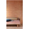 Papel pintado de cáñamo tejido terracota y beige · Khroma Serica RIC403