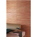 Papel pintado de cáñamo tejido terracota y beige · Khroma Serica RIC403