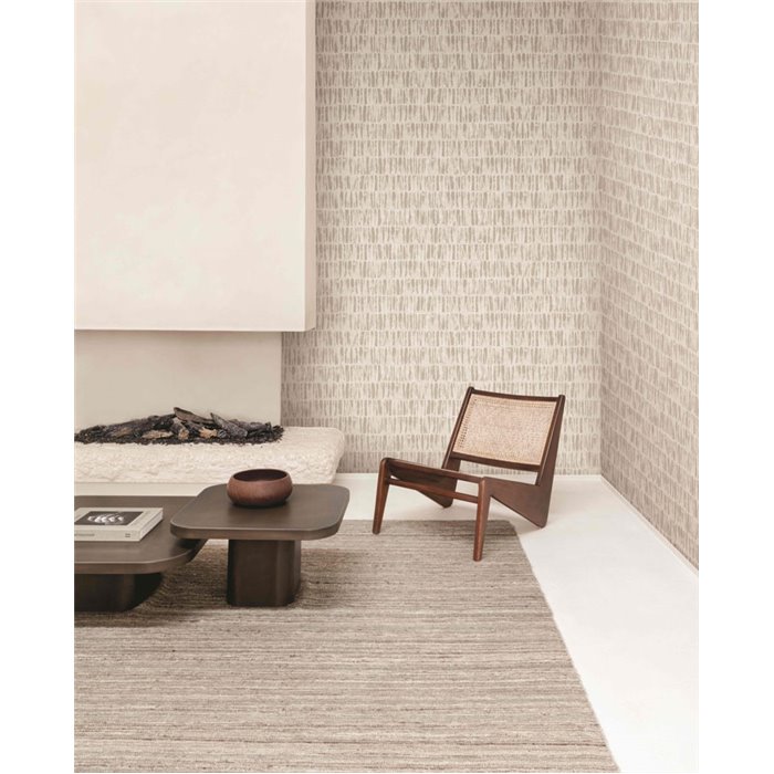 Papel pintado de ladrillo beige desgastado · Khroma Erosion ERO301