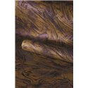 Papier peint abstrait doré et violet métallisé · Khroma Erosion ERO403