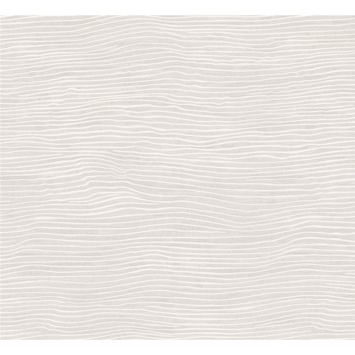 Papel pintado de rayas onduladas gris claro · Khroma Ray RAY102