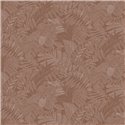 Tropische Blumentapete in Rosébraun · Khroma Ray RAY201