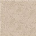 Papel pintado floral tropical beige de dibujo lineal · Khroma Ray RAY204