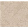 Papel pintado floral tropical beige de dibujo lineal · Khroma Ray RAY204