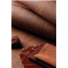 Aged brown linen-effect wallpaper · Khroma Tessura TES002