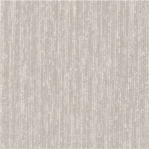 Beige weave-effect wallpaper with vertical texture