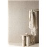 Papier peint beige effet tissé à trame verticale · Khroma Tessura TES101