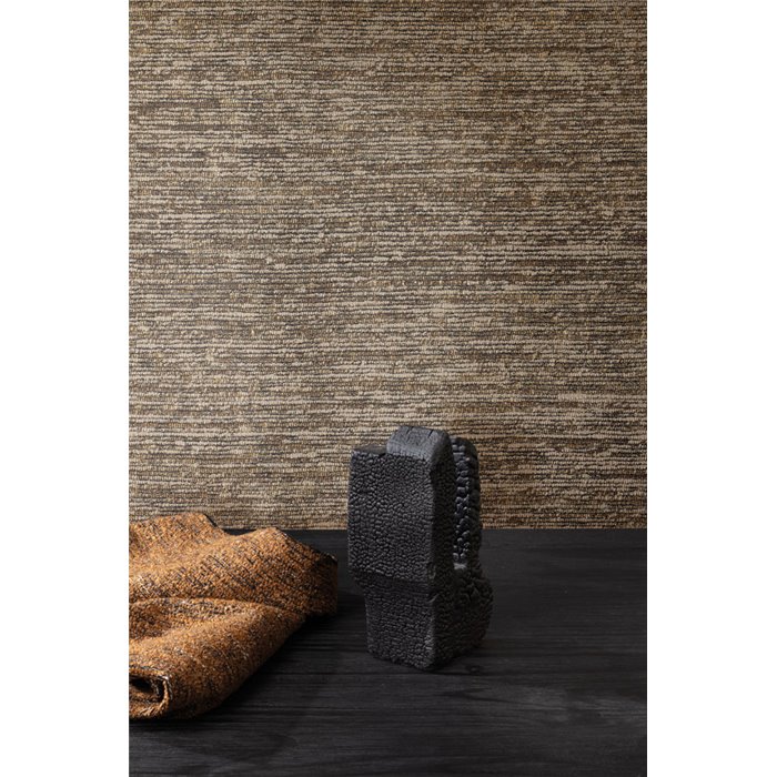 Brown woven-effect wallpaper with pronounced texture · Khroma Tessura TES102