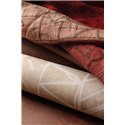 Beige Bogolan geometric wallpaper · Khroma Tessura TES302
