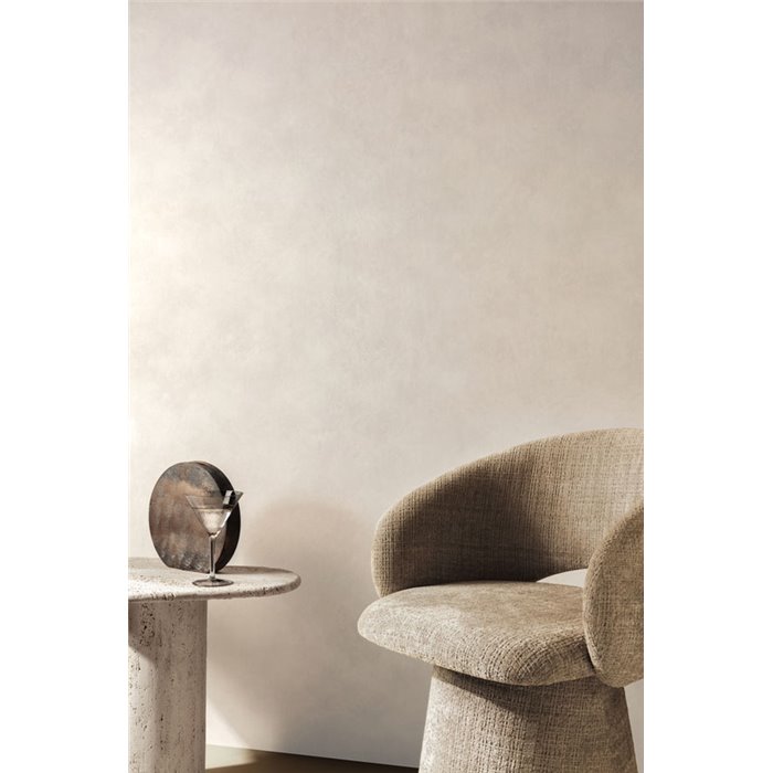 Papier peint effet stuc beige à texture mate · Khroma Caldera CAL001